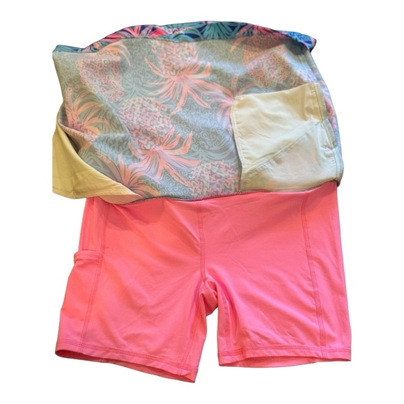 LILLY PULITZER Monica Skort Borealis Blue Tropic Down Low Golf Skort NWT Size 2 - Picture 7 of 12